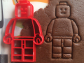 Form cakes and cookies Lego Man Cookie Cutter