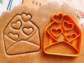 Envelope with hearts Cookie Cutter