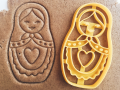 Matryoshka with a heart Cookie Cutter