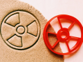 Nuclear sign Cookie Cutter