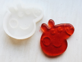 Peppa pig silicone mold