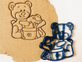 Bear with schoolbag Cookie Cutter